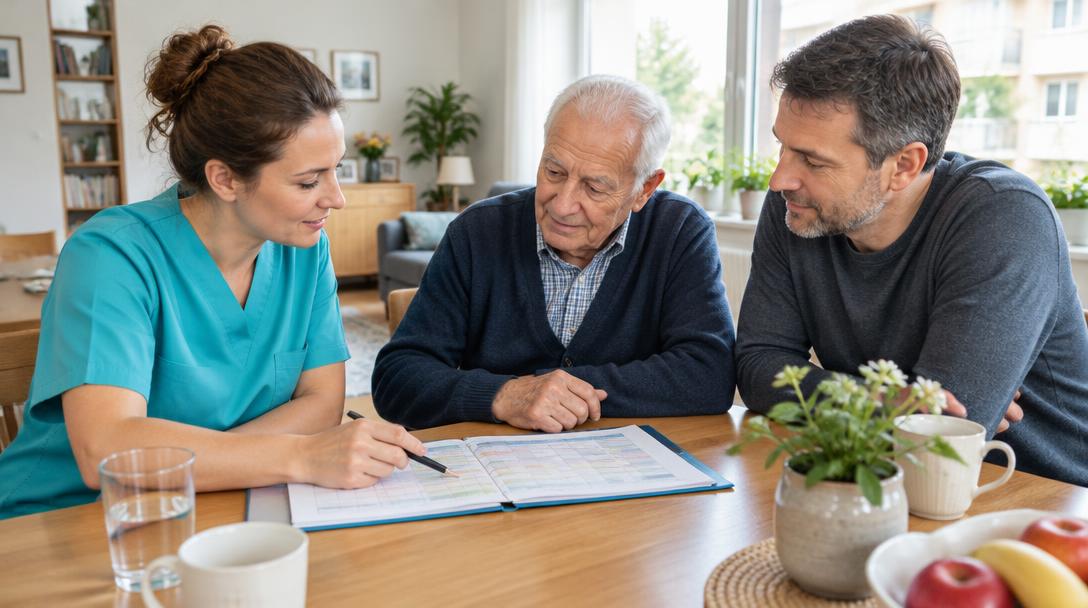 Pflege zu Hause organisieren
